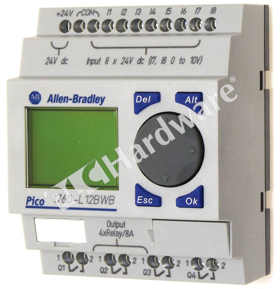 PLC Hardware: Allen-Bradley 1760-L12BWB Pico Controller 8-Inputs/4 ...