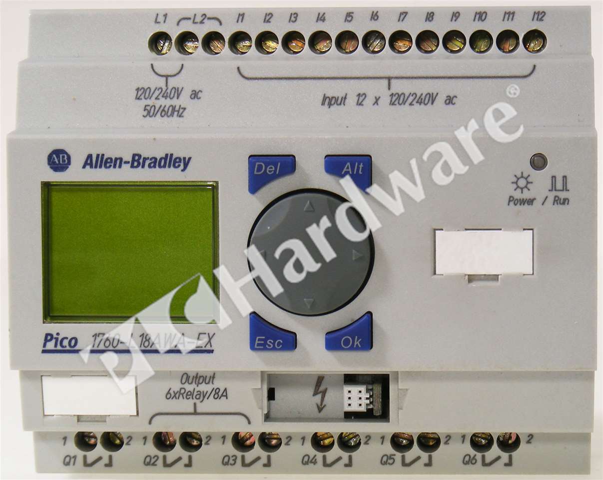 Allen bradley pico 1760-l18awa-ex user manual instructions