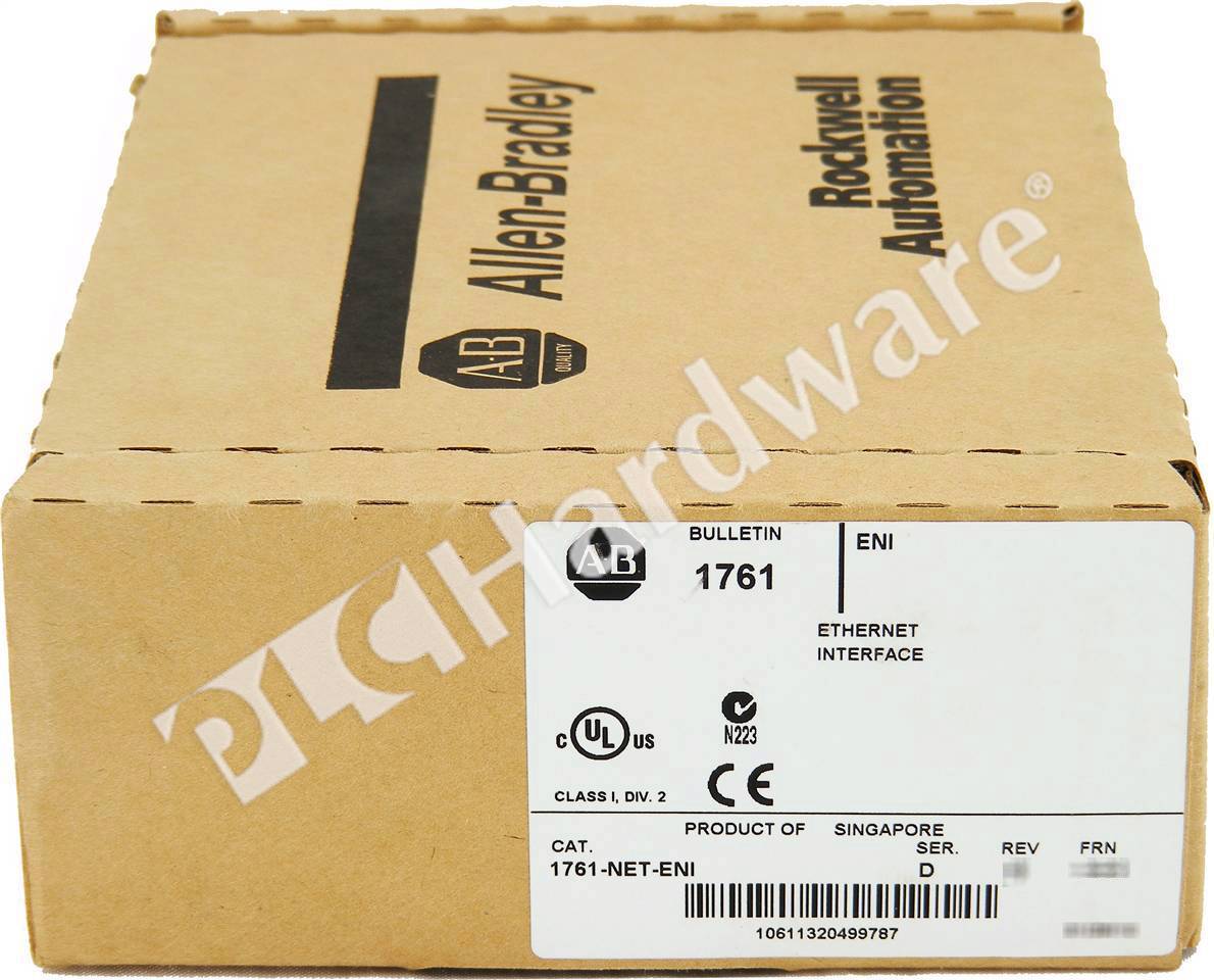 PLC Hardware - Allen Bradley 1761-NET-ENI Series D, New Factory Sealed