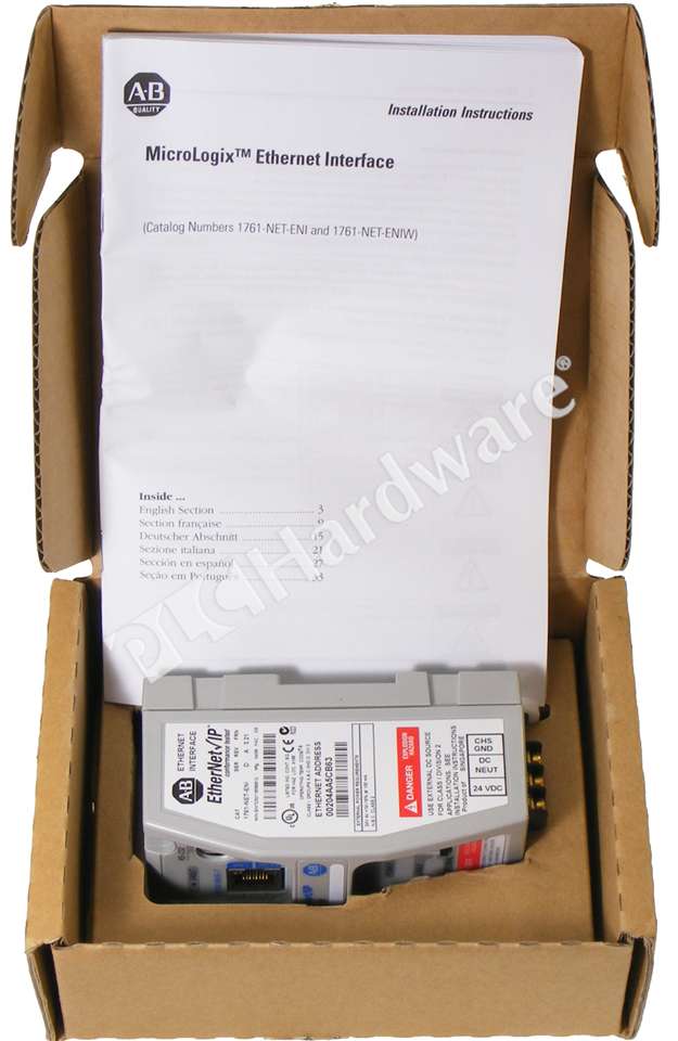 New Allen Bradley 1761 Net ENI D Ethernet Interface FRN 3 21 Warranty