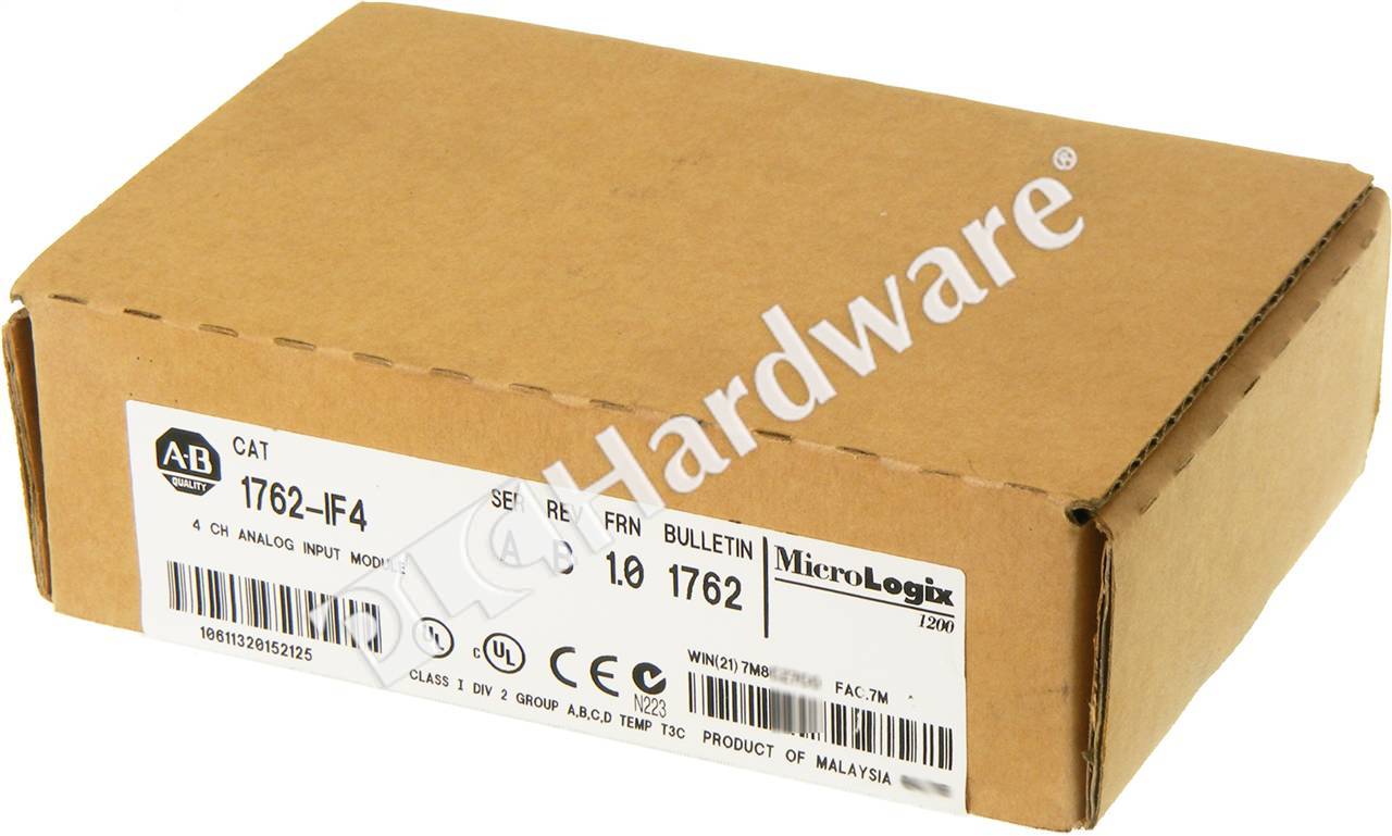 PLC Hardware - Allen Bradley 1762-IF4 Series A, New Factory Sealed