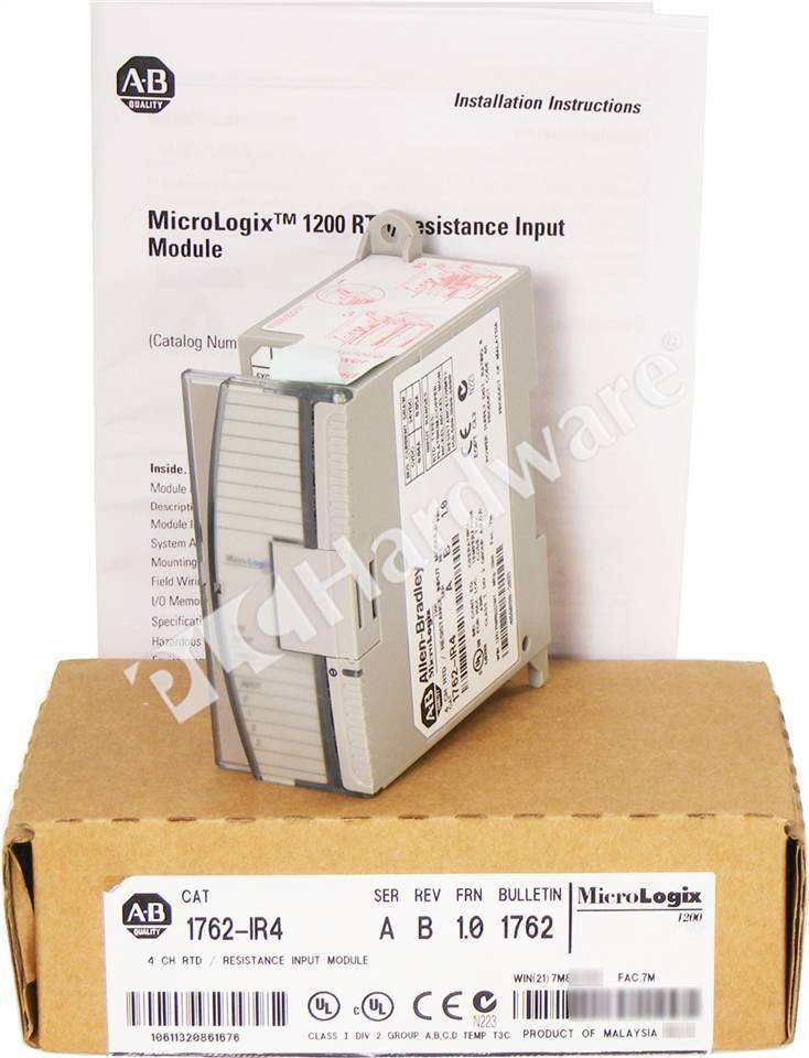 PLC Hardware: Allen-Bradley 1762-IR4 MicroLogix RTD/Resistance Module