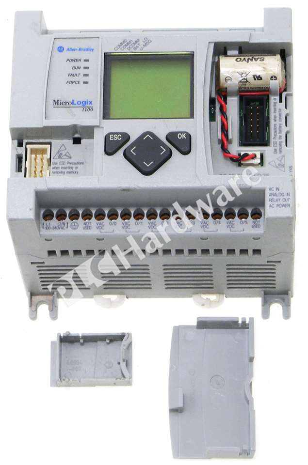 Allen Bradley 1763L16AWA /B MicroLogix 1100 Controller 120/240V AC 16