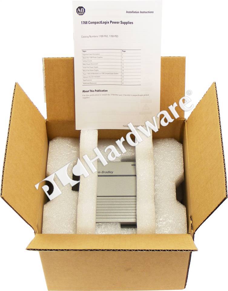 PLC Hardware: Allen-Bradley 1768-PA3 CompactLogix Power Supply 120