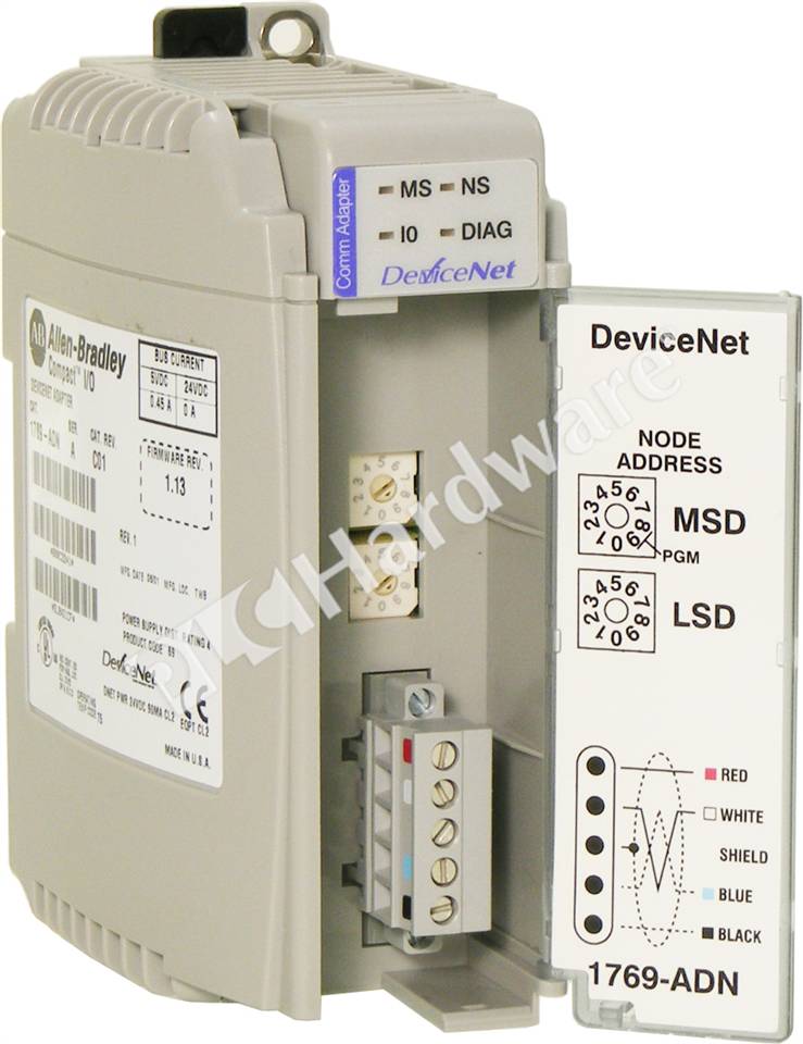 PLC Hardware: Allen-Bradley 1769-ADN Compact I/O DeviceNet Adapter Module