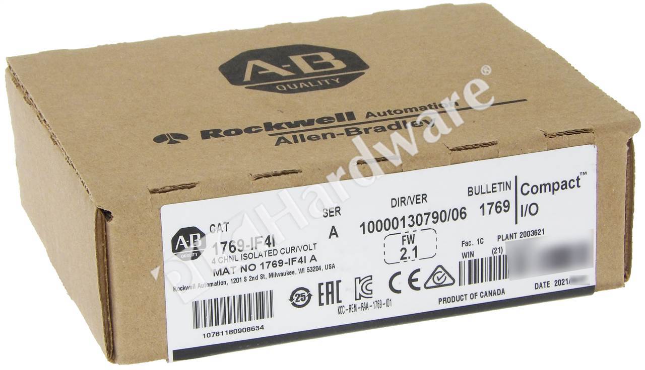 PLC Hardware - Allen Bradley 1769-IF4I Series A, New Surplus Sealed