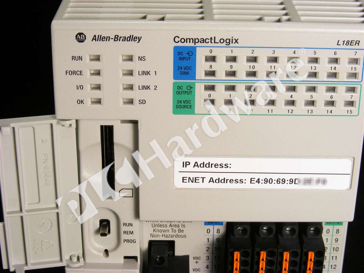 PLC Hardware - Allen Bradley 1769-L18ER-BB1B Series B, Used In A PLCH ...