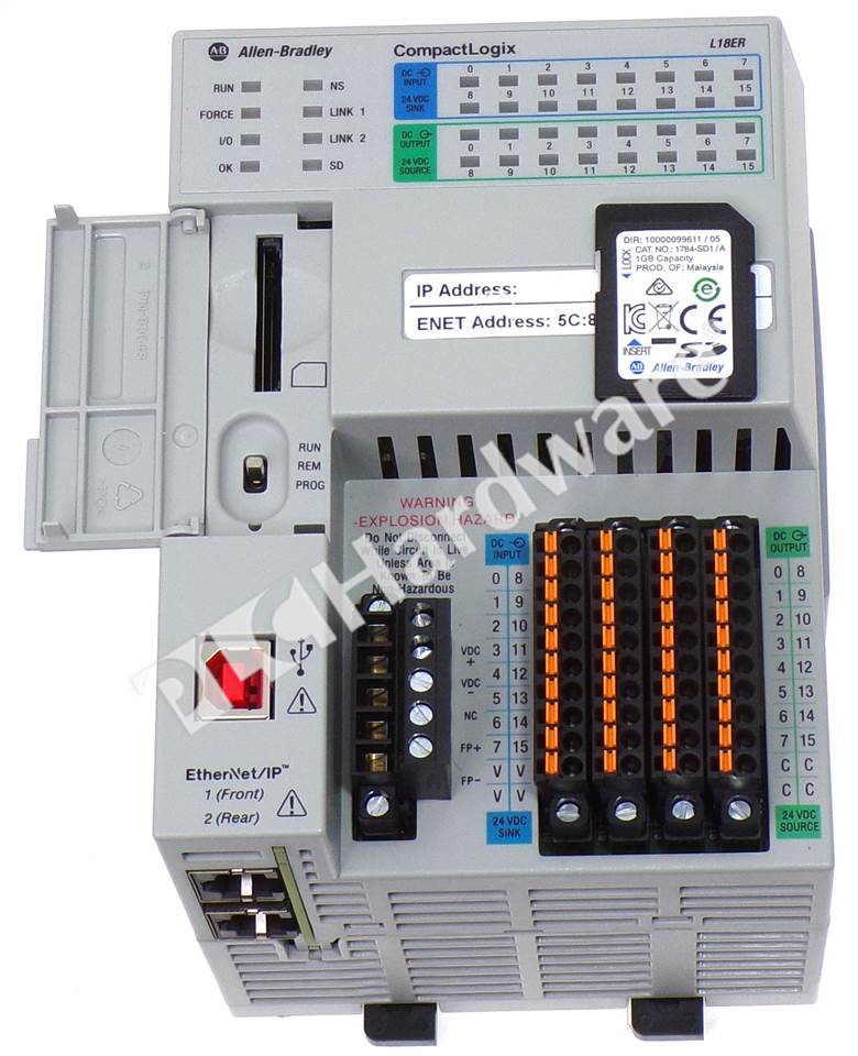 PLC Hardware Allen Bradley 1769 L18ER BB1B Series C Used PLCH Packaging