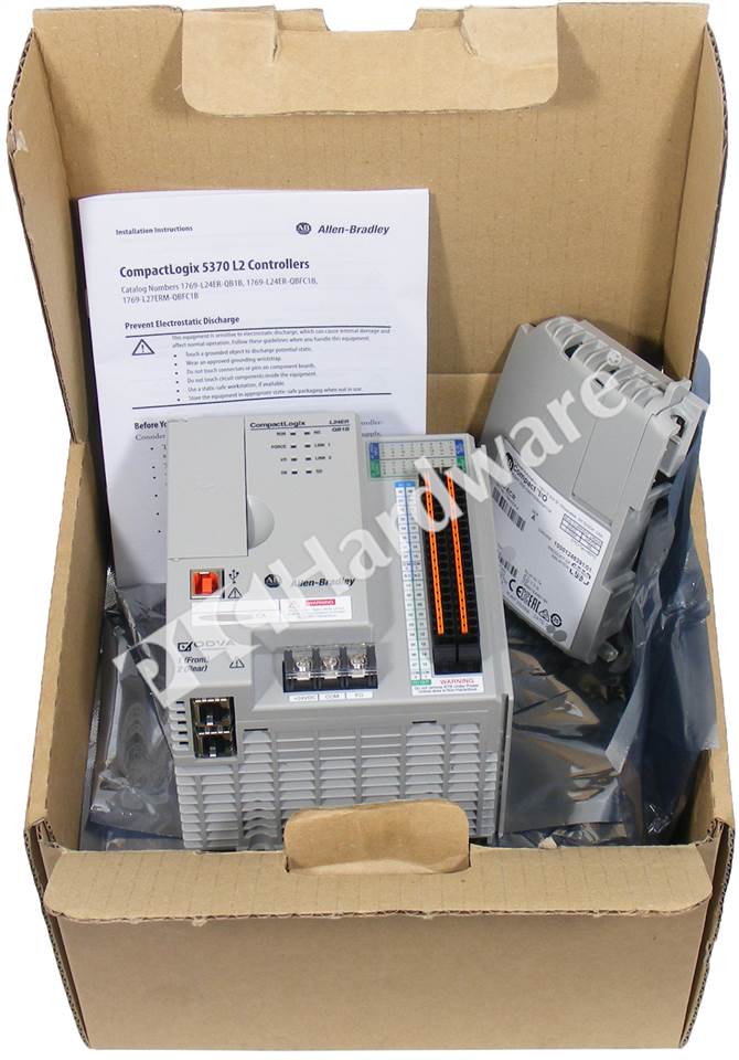 PLC Hardware: Allen-Bradley 1769-L24ER-QB1B CompactLogix 5370 L2 0.75MB ...