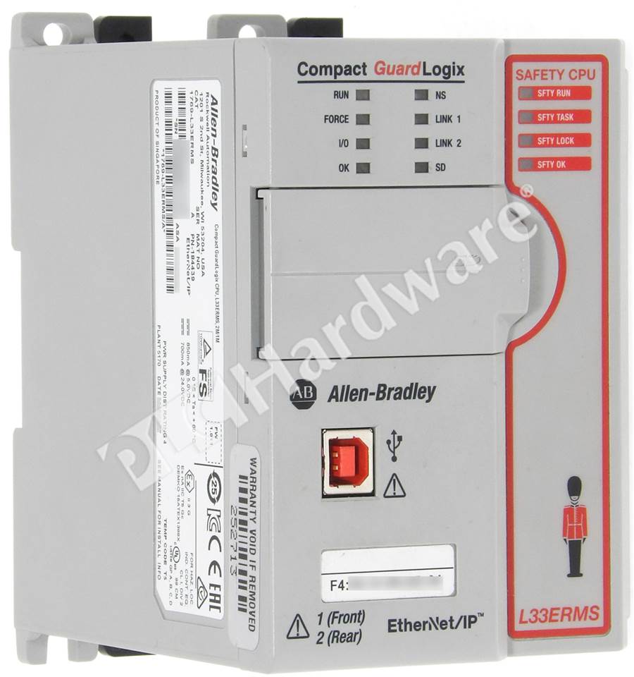 PLC Hardware: Allen-Bradley 1769-L33ERMS GuardLogix 5370 Ethernet ...