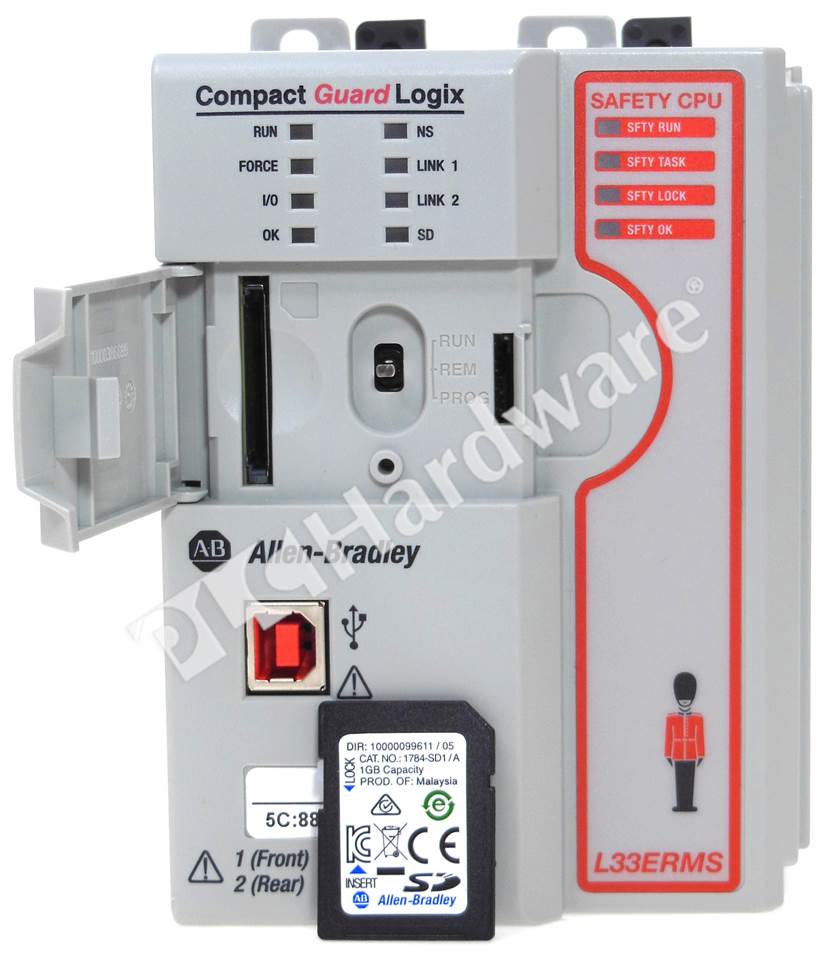 PLC Hardware - Allen Bradley 1769-L33ERMS Series B, Surplus Open Pre-owned