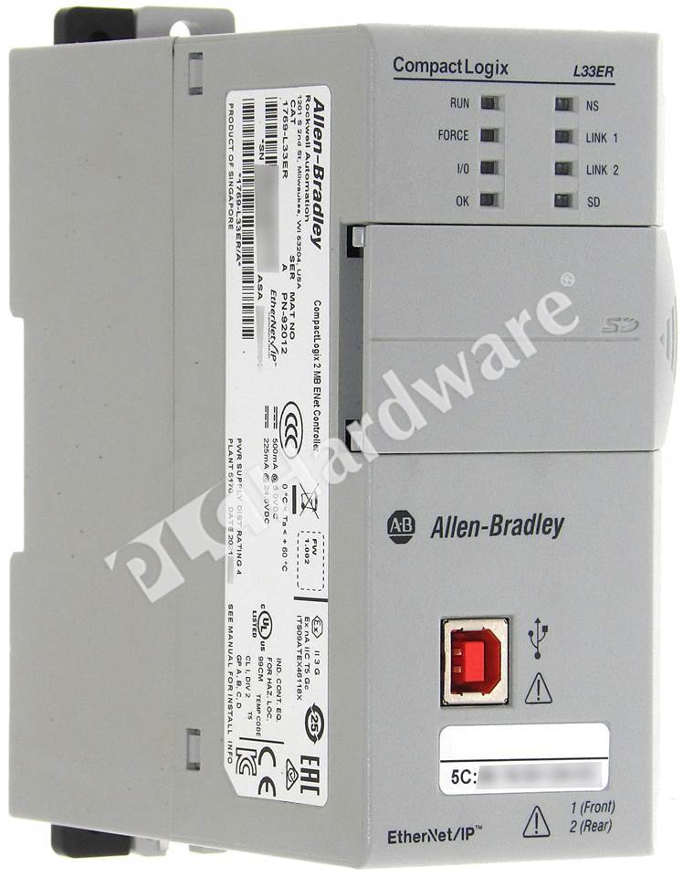 PLC Hardware: Allen-Bradley 1769-L33ER CompactLogix 5370 Ethernet ...