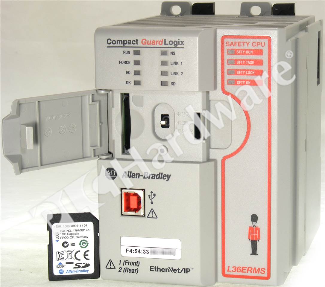 PLC Hardware: Allen-Bradley 1769-L33ERMS GuardLogix 5370 Ethernet ...