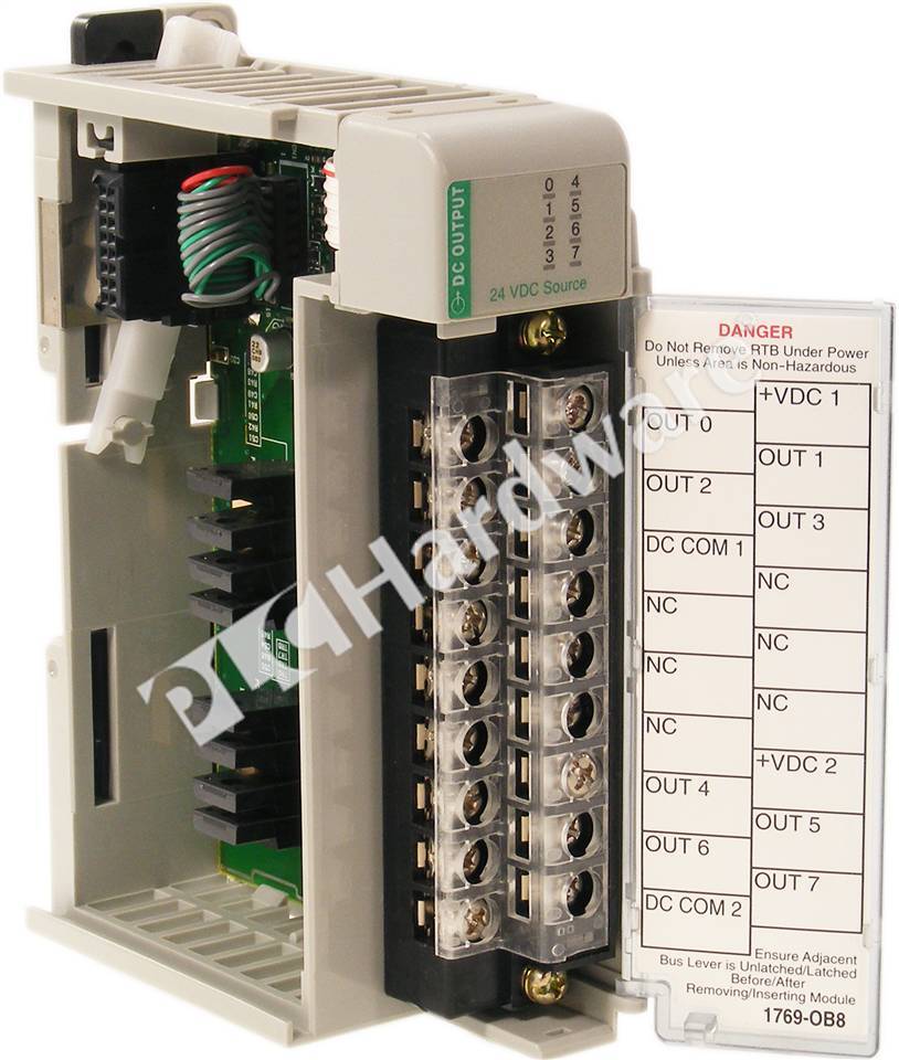 PLC Hardware: Allen-Bradley 1769-OB8 CompactLogix Sourcing Output Module