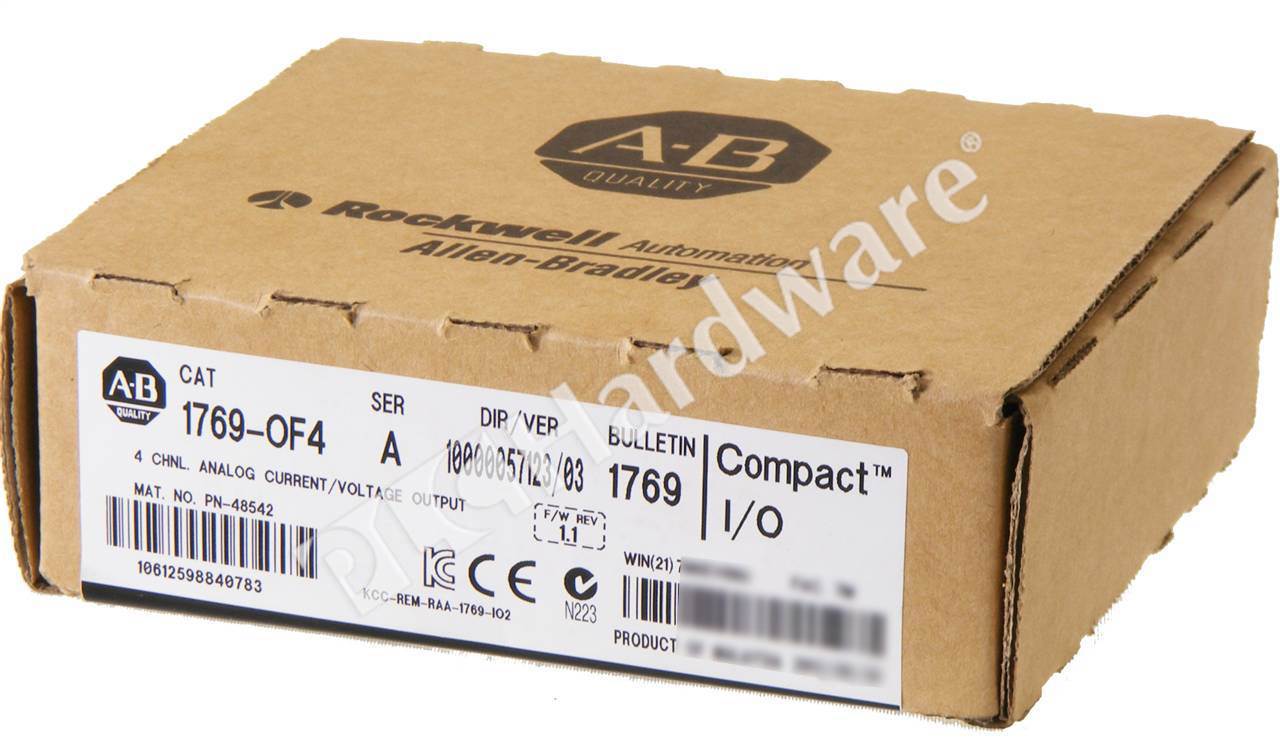 PLC Hardware: Allen-Bradley 1769-OF4 4-Ch Analog Current/Voltage Output ...