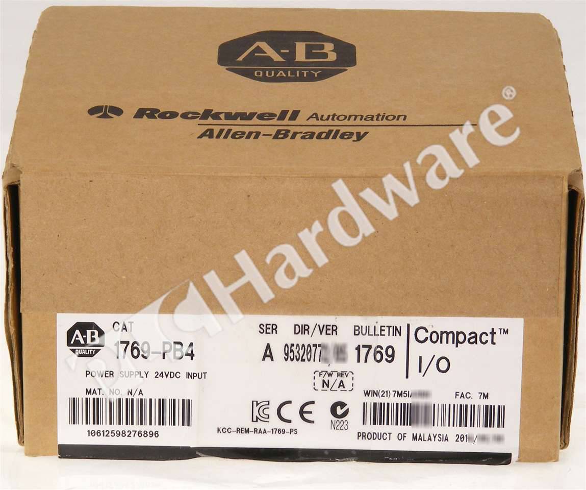 PLC Hardware - Allen Bradley 1769-PB4 Series A, New Factory Open