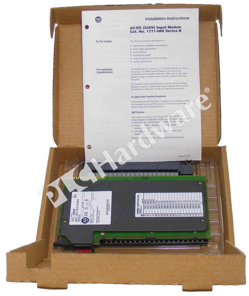 PLC Hardware: Allen-Bradley 1771-IMD PLC-5 Input Module, 220V AC/DC, 16 ...