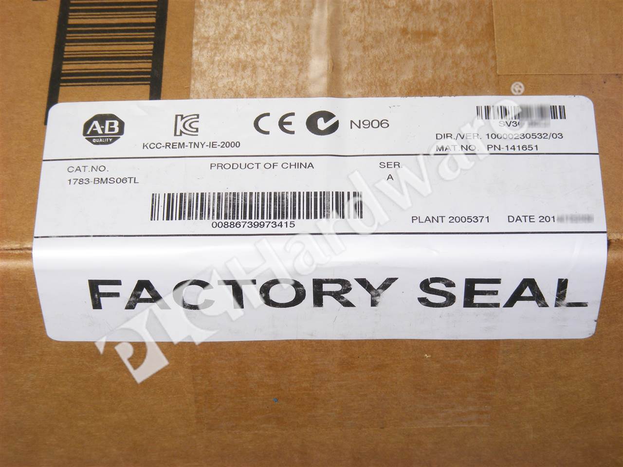 PLC Hardware - Allen Bradley 1783-BMS06TL Series A, Surplus Sealed Pre ...