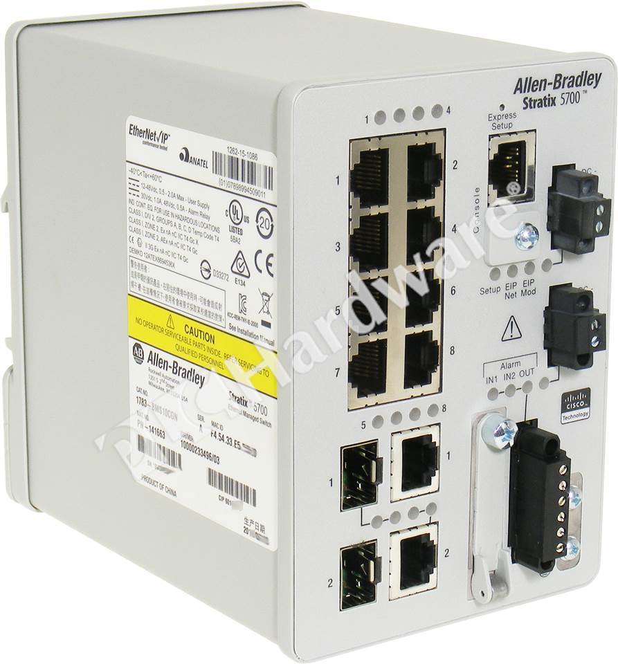 Plc Hardware Allen Bradley 1783 Bms10cgn Stratix 5700 Ethernet Switch