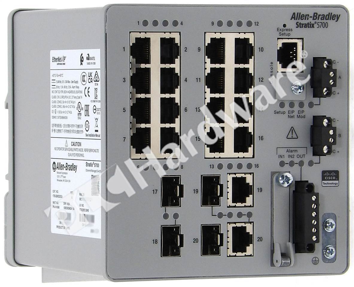 Plc Hardware Allen Bradley Bms Ca Stratix Ethernet Switch