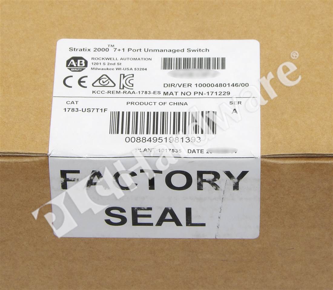 PLC Hardware - Allen Bradley 1783-US7T1F Series A, Surplus in Sealed ...