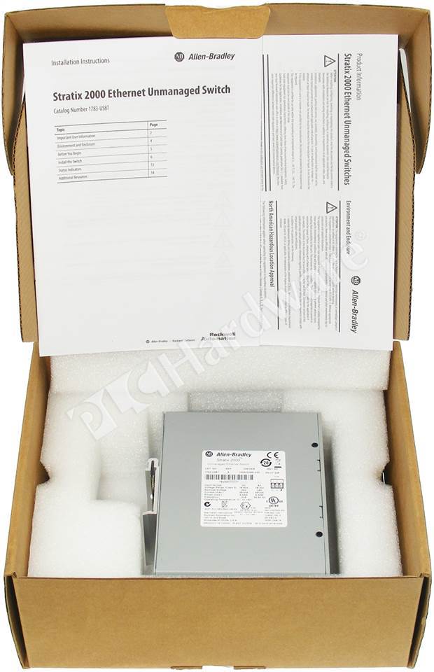 Allen-Bradley 1783-US8T :: Switch, Unmanaged, 8 Ports, RJ45 Copper, AC or  DC :: Rexel USA