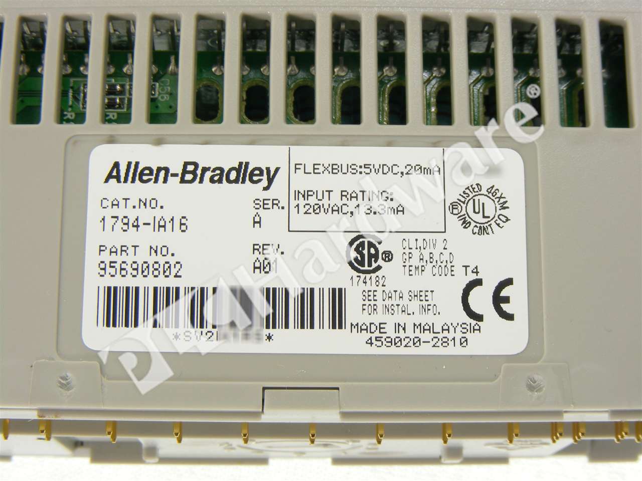 PLC Hardware - Allen Bradley 1794-IA16 Series A, Surplus Open Pre