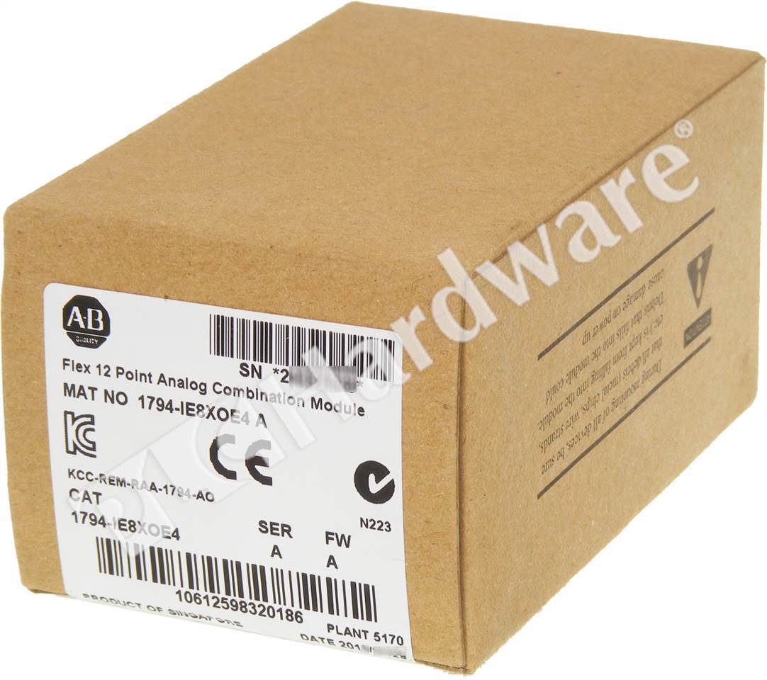 PLC Hardware - Allen Bradley 1794-IE8XOE4 Series A, New Surplus Sealed