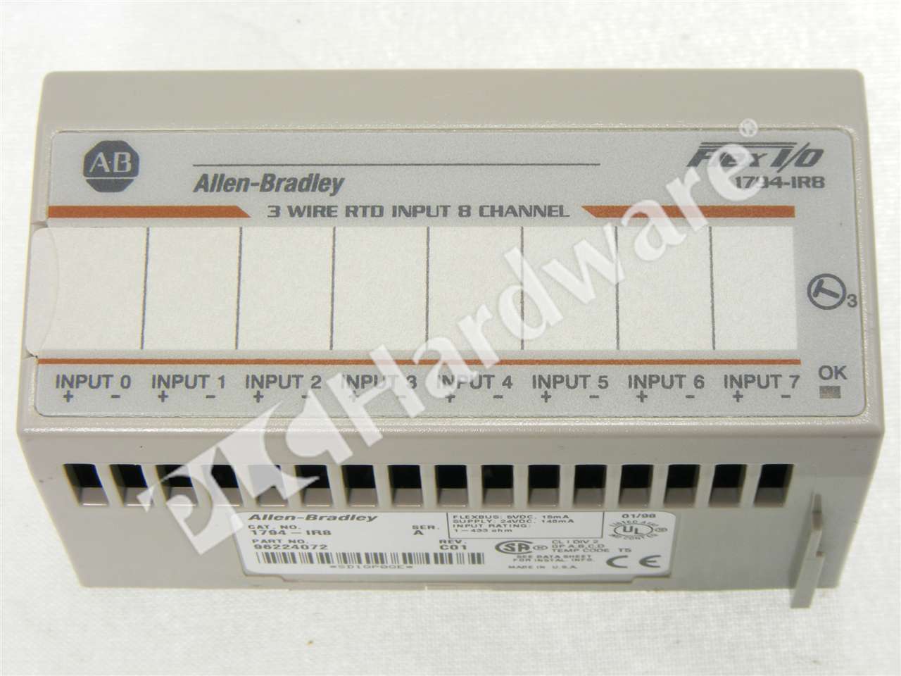 Plc Hardware Allen Bradley Ir Rtd Input Flex I O Analog Input