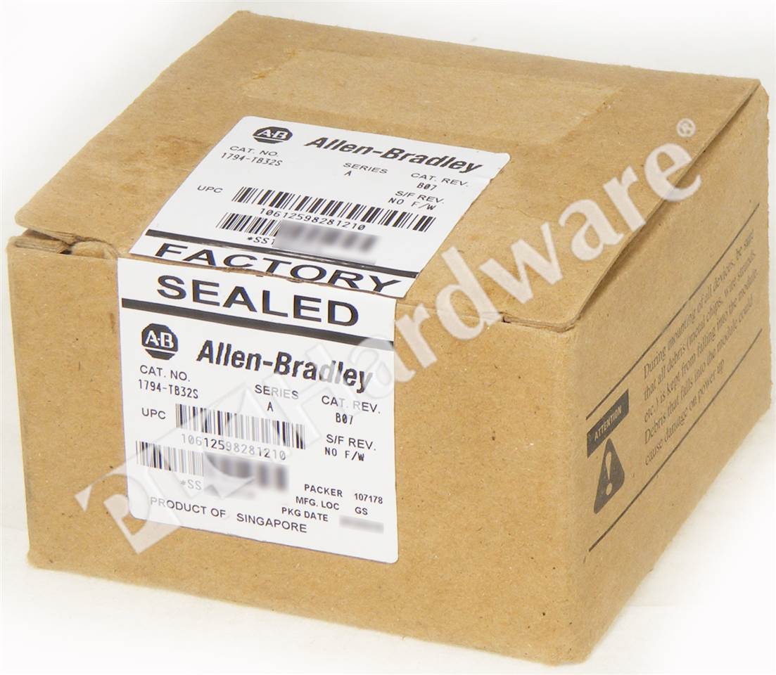 PLC Hardware: Allen-Bradley 1794-TB32 Flex I/O 32-Ch Terminal Base