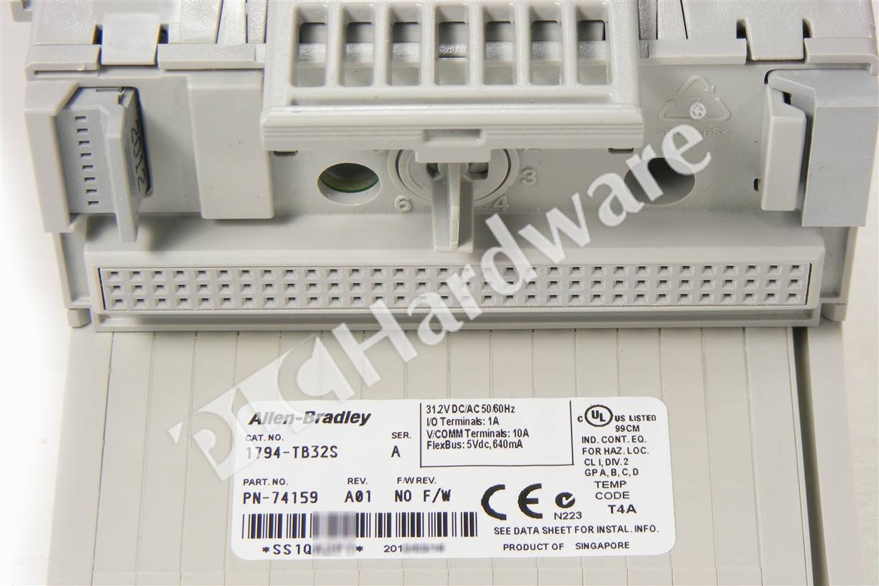 PLC Hardware Allen Bradley 1794 TB32S Series A Used In A PLCH Packaging