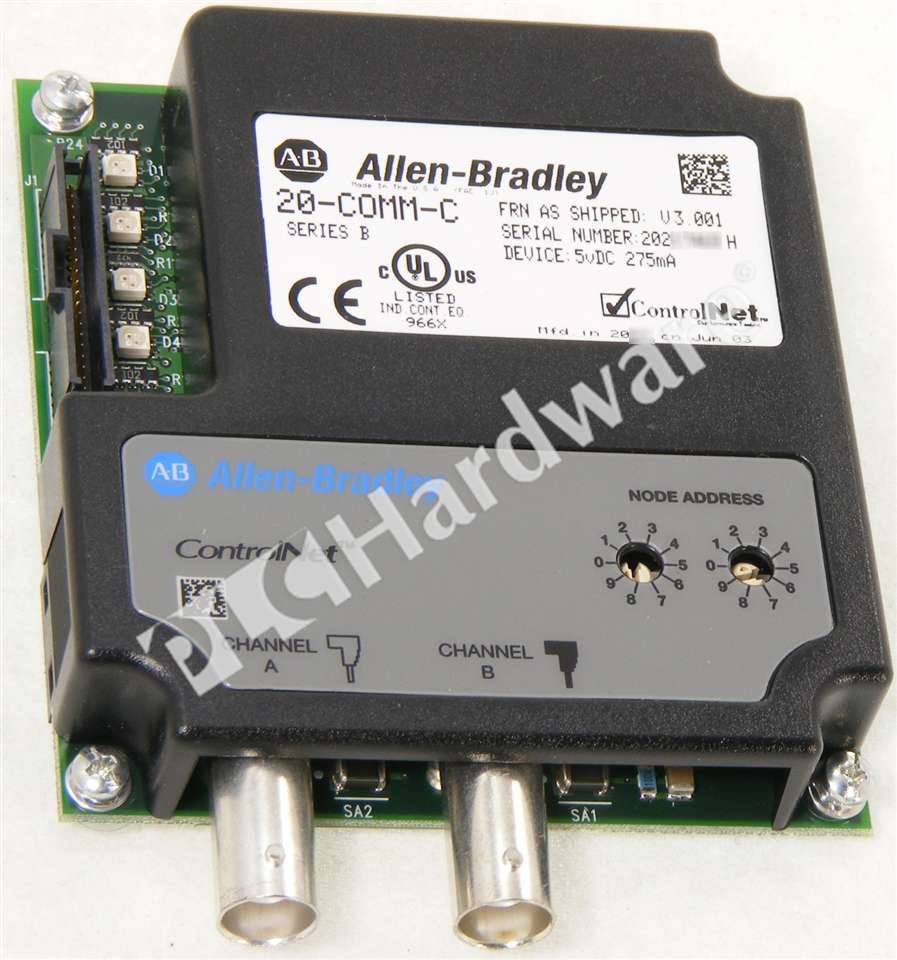 PLC Hardware - Allen Bradley 20-COMM-C Series B, Used In A PLCH Packaging