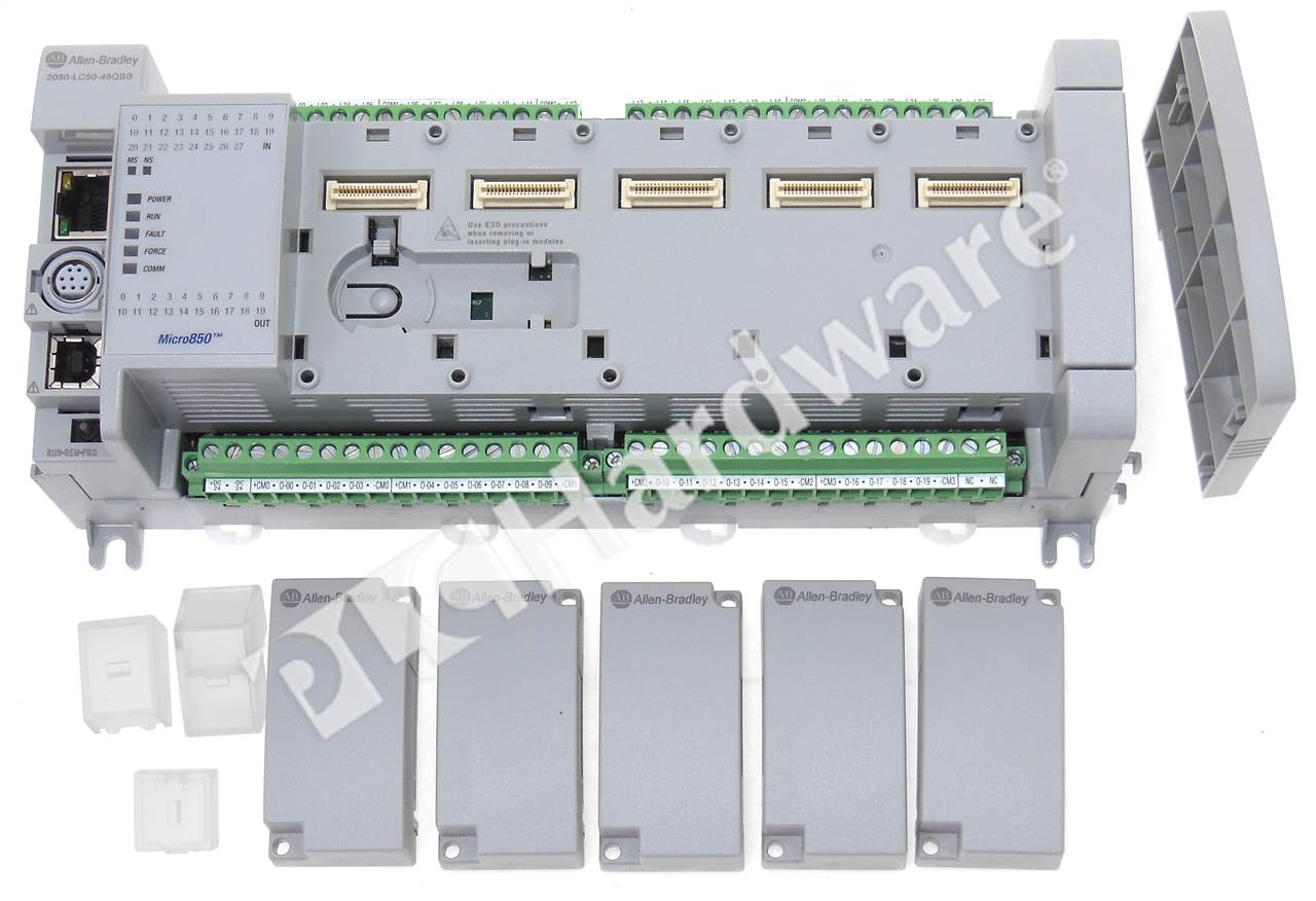 PLC Hardware: Allen-Bradley 2080-LC50-48QBB Micro850 Controller