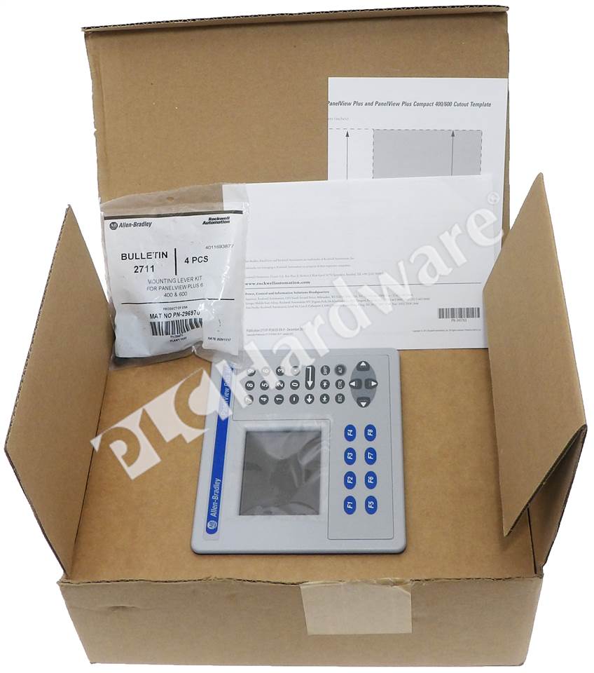 PLC Hardware: Allen-Bradley 2711P-K4M5D8 PanelView Plus 6 400 Mono ...