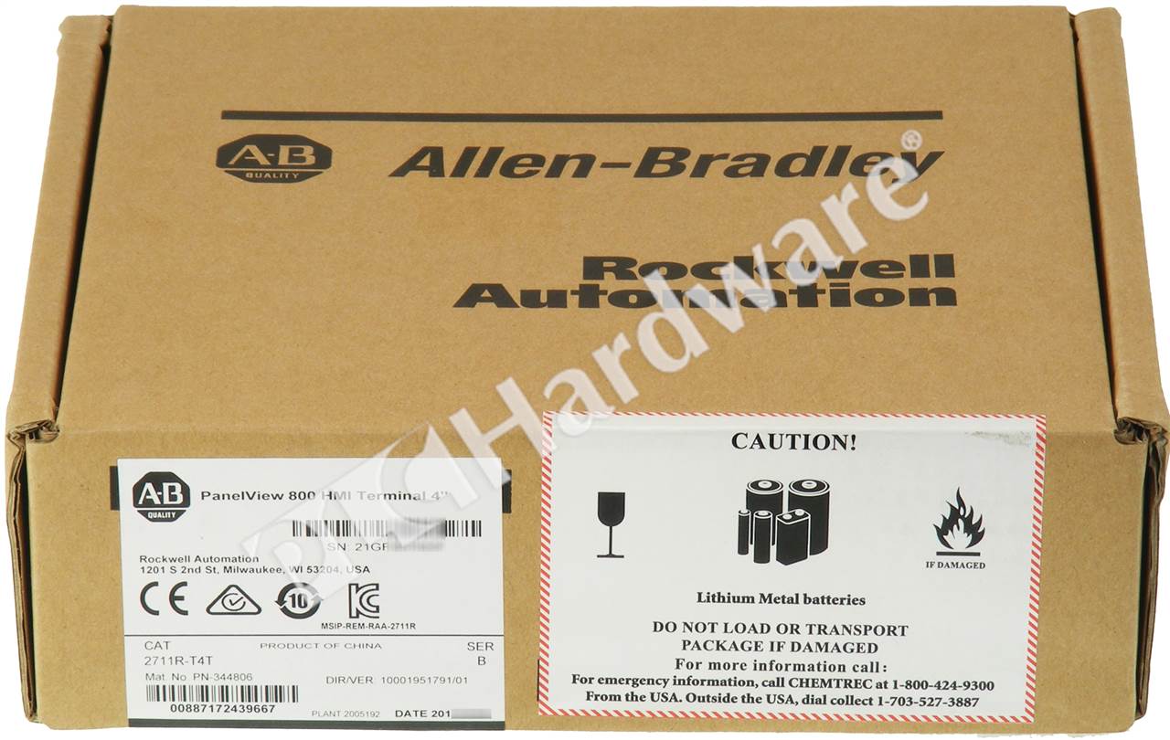 PLC Hardware - Allen Bradley 2711R-T4T Series B, Surplus Open Pre