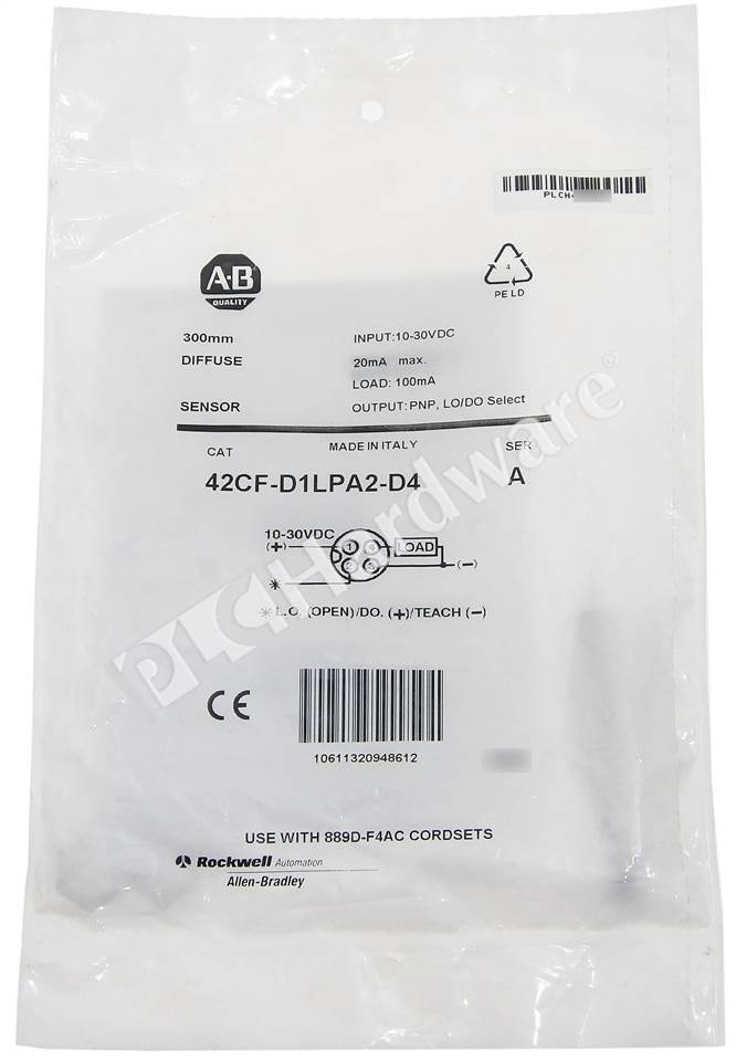 PLC Hardware - Allen Bradley 42CF-D1LPA2-D4 Series A, Surplus Sealed ...