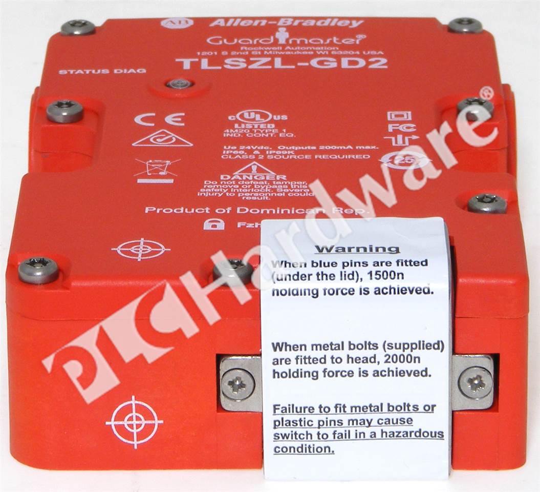 PLC Hardware: Allen-Bradley 440G-TZS21UPLH Guard Locking Switch TLSZL-GD2