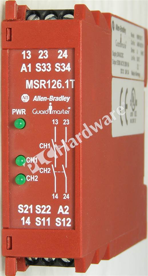 PLC Hardware: Allen-Bradley 440R-N23114 Monitoring Safety Relay MSR126.1T