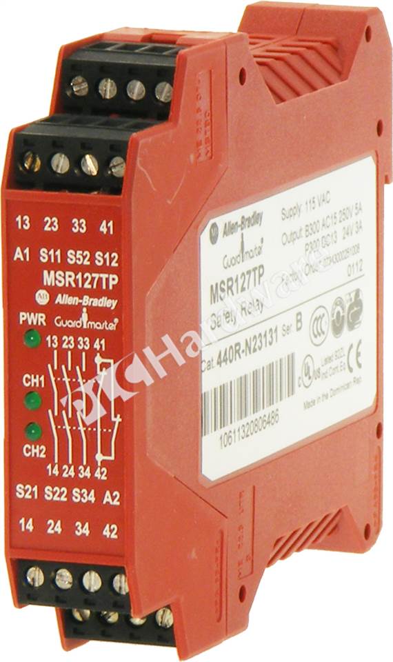 PLC Hardware - Allen Bradley 440R-N23131 Series B, Used in PLCH Packaging
