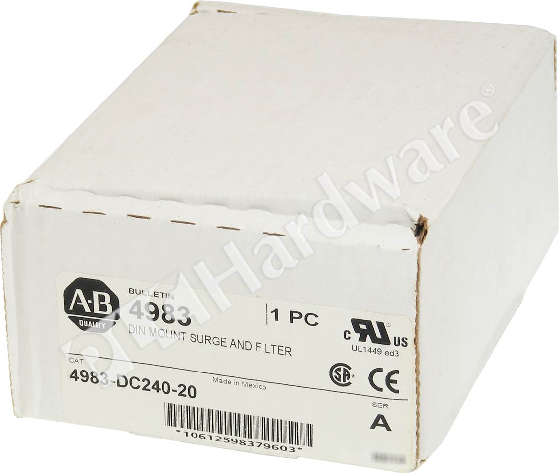 PLC Hardware: Allen-Bradley 4983-DC240-20 Filter/Surge Protective ...