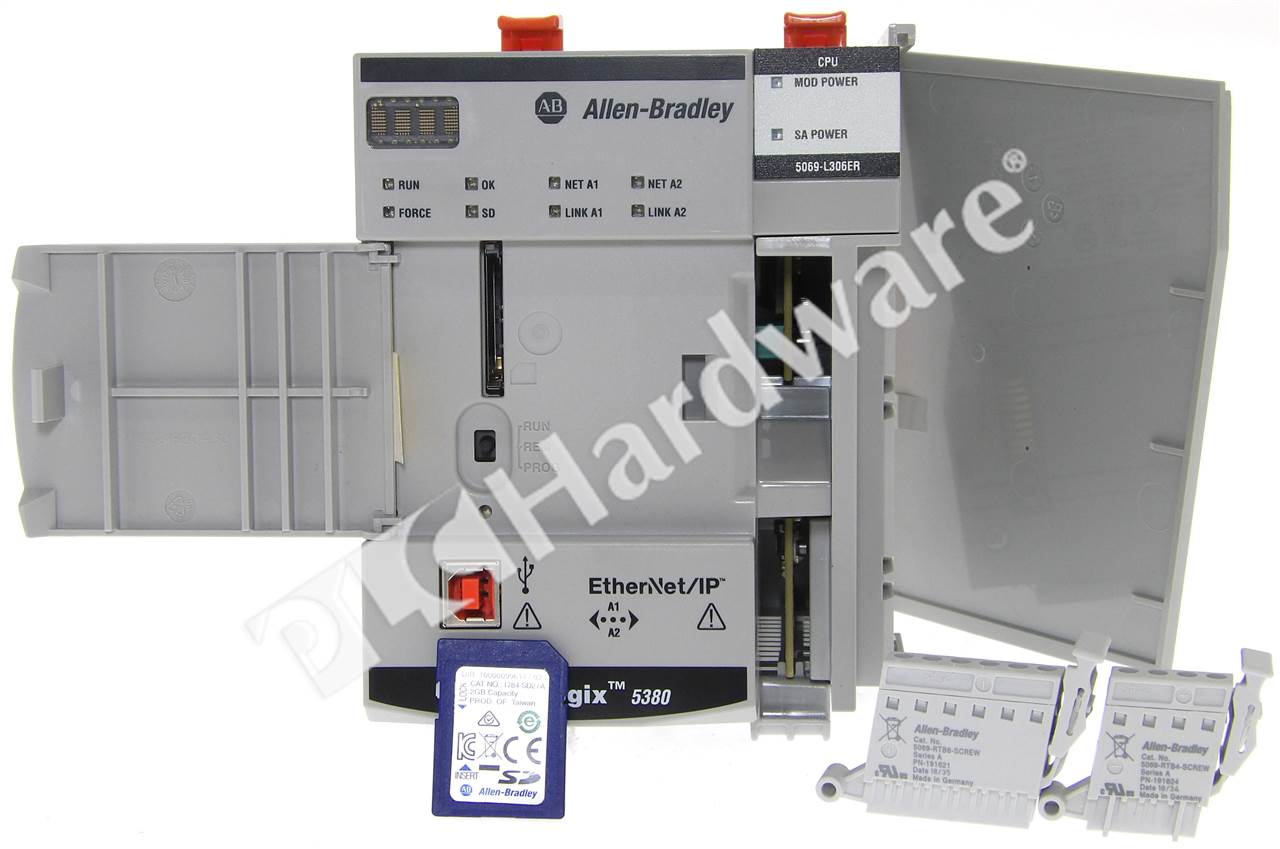 PLC Hardware Allen Bradley 5069 L306ER CompactLogix 5380 Controller 600KB