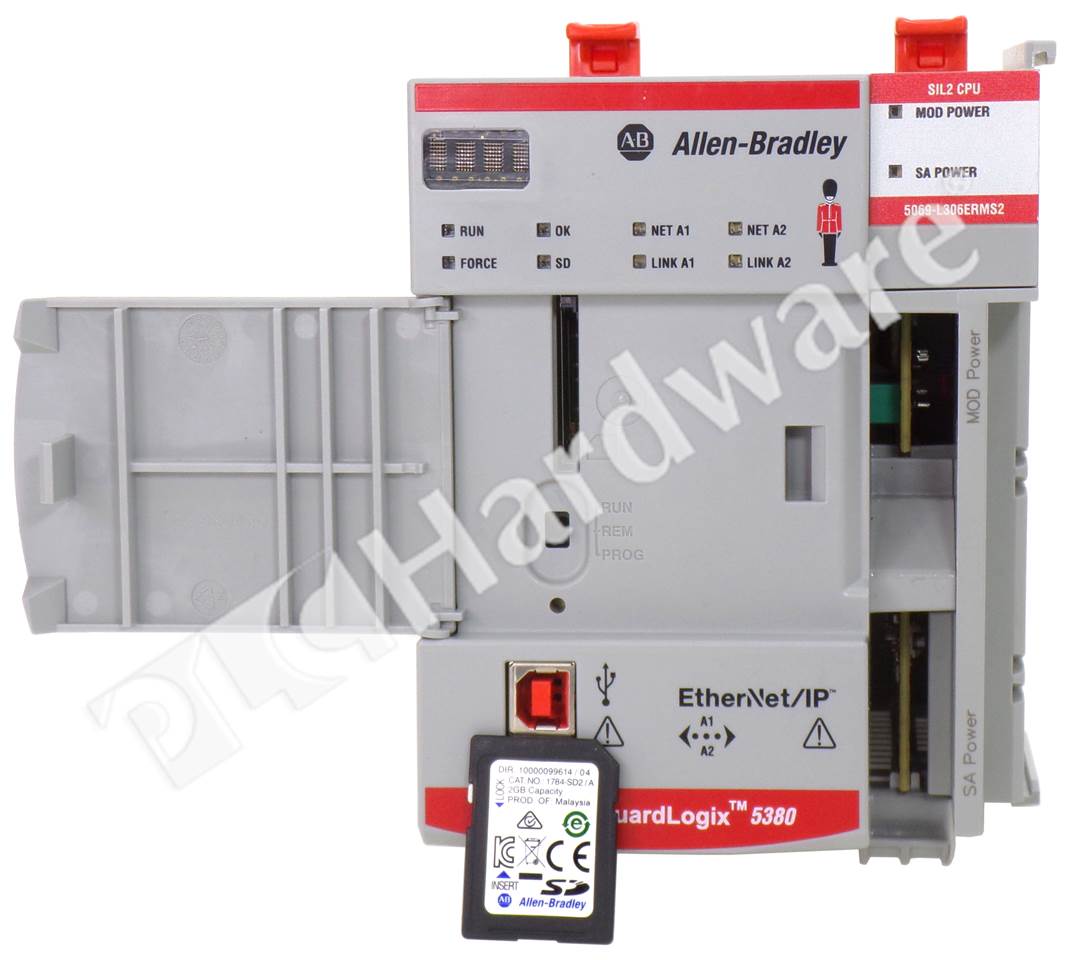 PLC Hardware: Allen-Bradley 5069-L306ERMS2 GuardLogix 5380 Safety ...