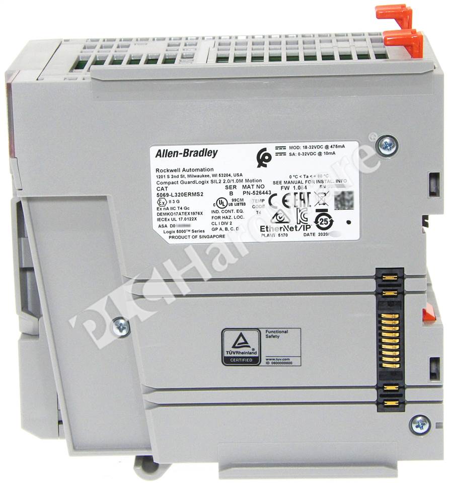 PLC Hardware: Allen-Bradley 5069-L320ERMS2 GuardLogix 5380 Safety ...