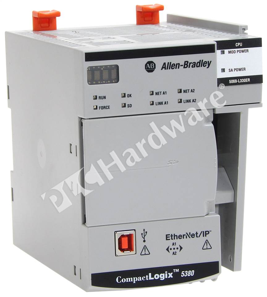 PLC Hardware: Allen-Bradley 5069-L330ER CompactLogix 5380 Controller, 3 MB