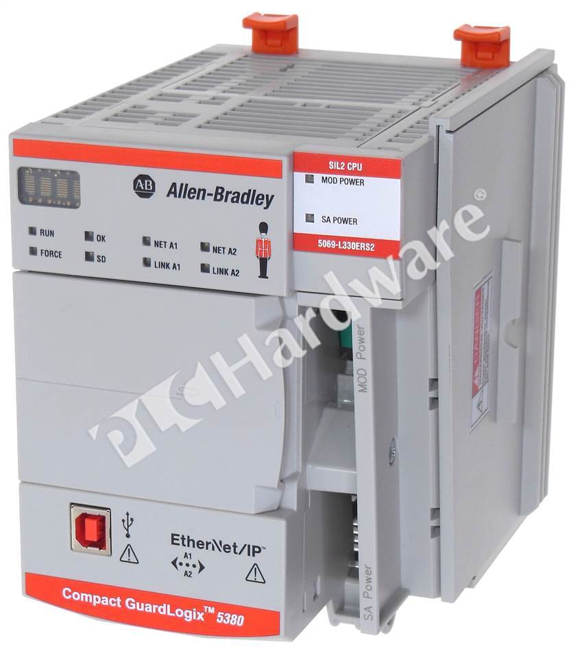 PLC Hardware: Allen-Bradley 5069-L330ERS2 GuardLogix 5380 Safety Controller