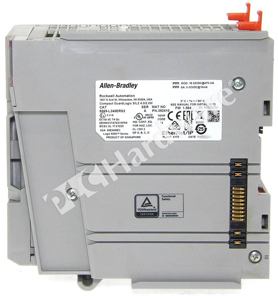 PLC Hardware: Allen-Bradley 5069-L340ERS2 GuardLogix 5380 Safety Controller