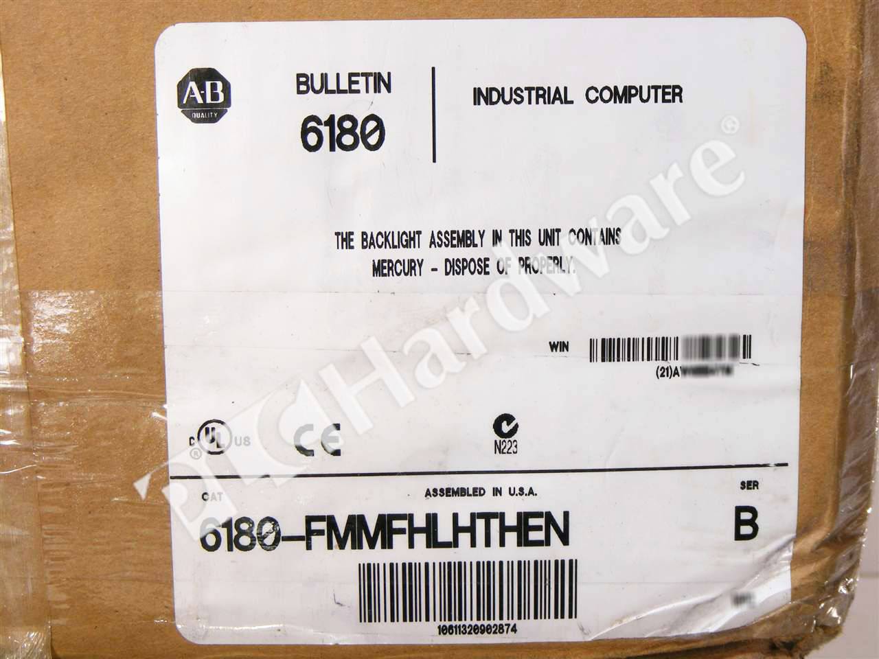 PLC Hardware - Allen Bradley 6180-FMMFHLHTHEN Series B, Surplus In Open ...