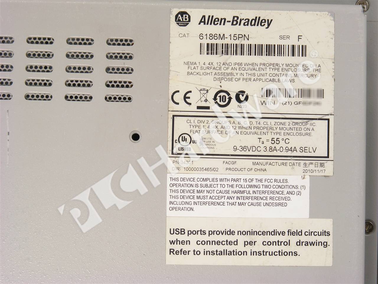 Plc Hardware Allen Bradley M Pn Series F Used Plch Packaging