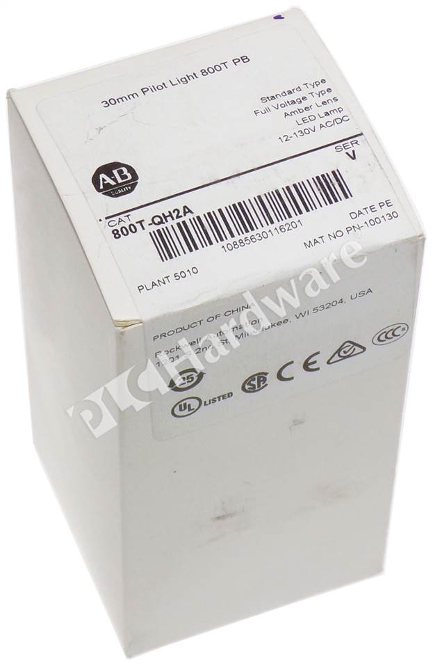 PLC Hardware Allen Bradley 800T QH2A Series V Surplus Sealed Pre Owned