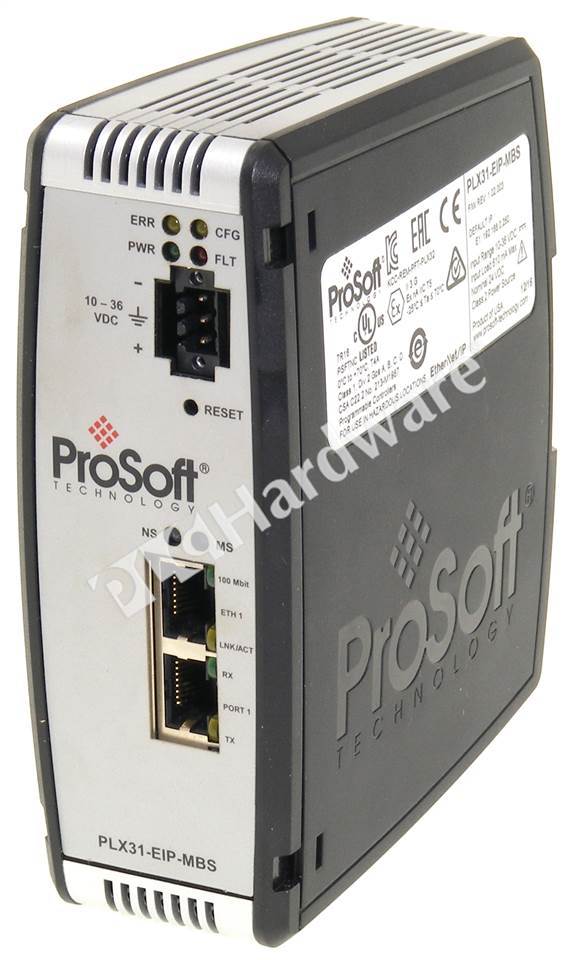 PLC Hardware: ProSoft PLX31-EIP-MBS EtherNet/IP To Modbus Serial ...